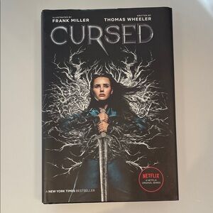 Cursed Hardcover Book - Black Cover with Silver Title